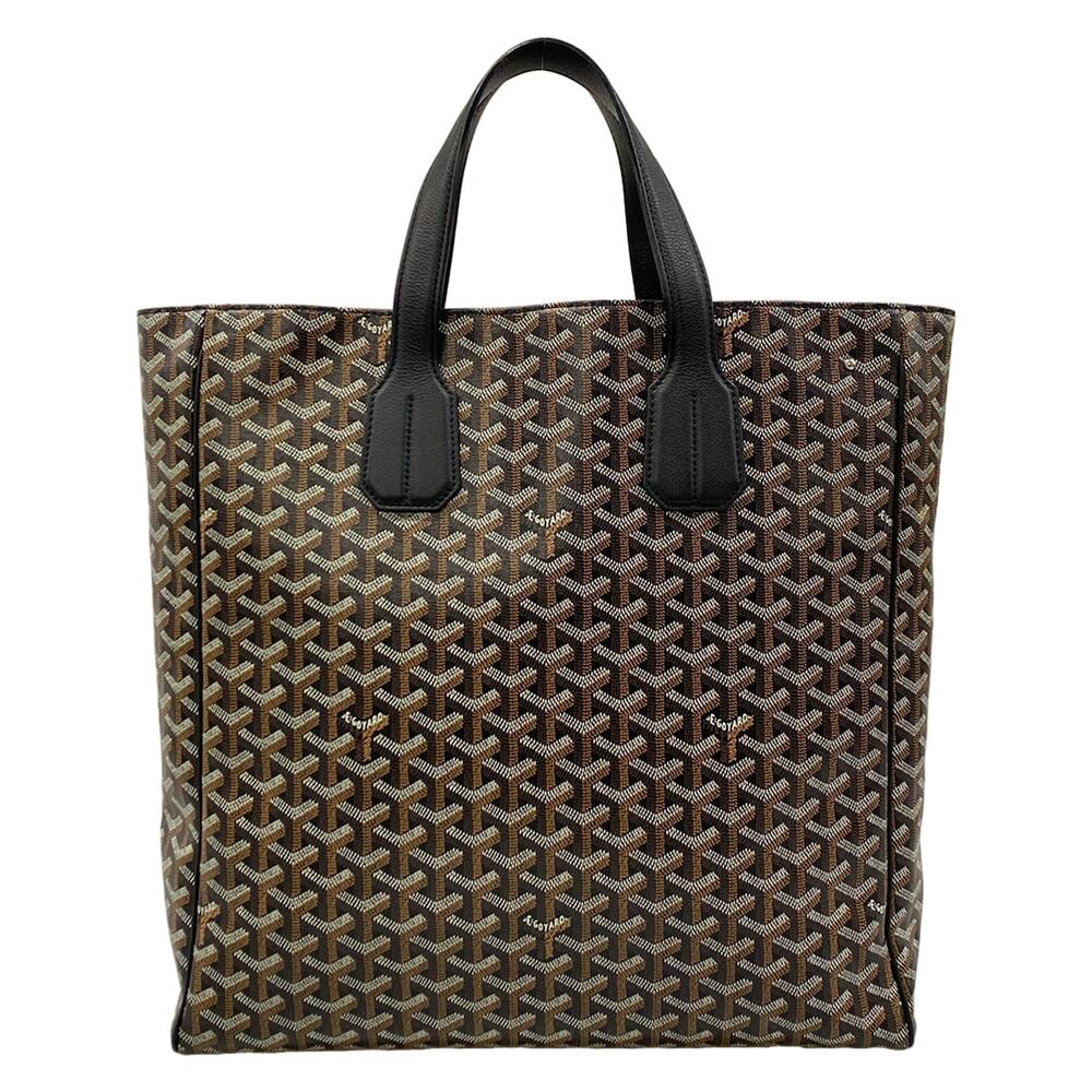 Goyard Sac Voltaire Tote Bag Coated Canvas Leather